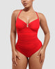 Icone™ ShapingSwimsuit: Elegant Kreuzriemen Am Rücken Figurformend Badeanzug