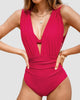 Icone™ HalterSwimsuit: V-Ausschnitt Halter Träger Taille Formend Badeanzug
