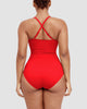 Icone™ ShapingSwimsuit: Elegant Kreuzriemen Am Rücken Figurformend Badeanzug