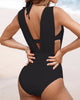Icone™ HalterSwimsuit: V-Ausschnitt Halter Träger Taille Formend Badeanzug