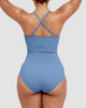Icone™ ShapingSwimsuit: Elegant Kreuzriemen Am Rücken Figurformend Badeanzug