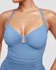 Icone™ ShapingSwimsuit: Elegant Kreuzriemen Am Rücken Figurformend Badeanzug