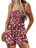 Icone™ SummerRomper: Damen Ärmellos Quadratischer Ausschnitt Sommer Strampler