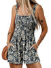 Icone™ SummerRomper: Damen Ärmellos Quadratischer Ausschnitt Sommer Strampler