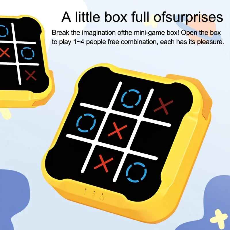 Kletshuts™ FunTicTacToe: Interaktives Elektronisches Tic-Tac-Toe-Spiel Für Alle Altersgruppen
