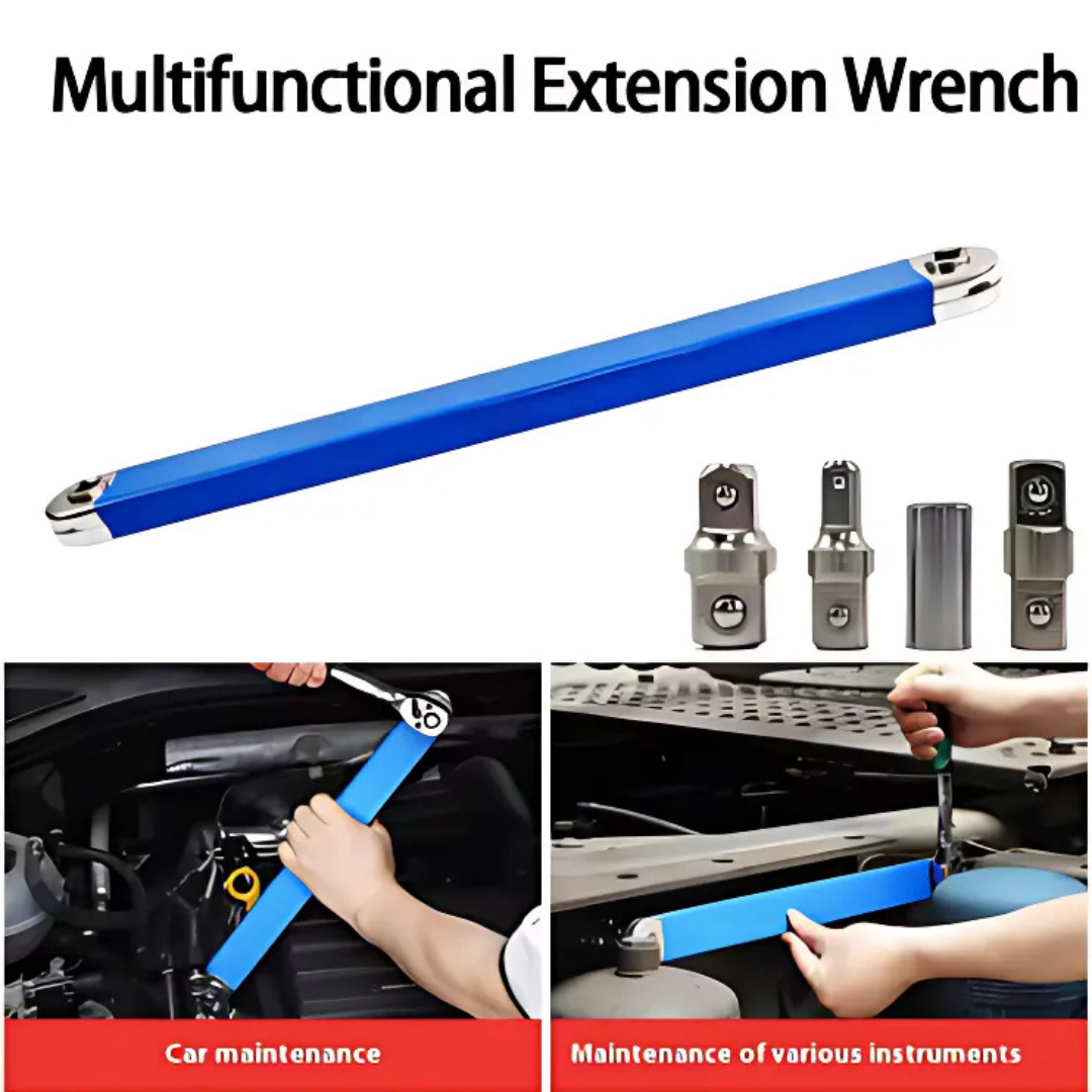 ExtensionWrench: Doppelkopf- Design Offset- Verlängerungsschlüssel Reparaturwerkzeug