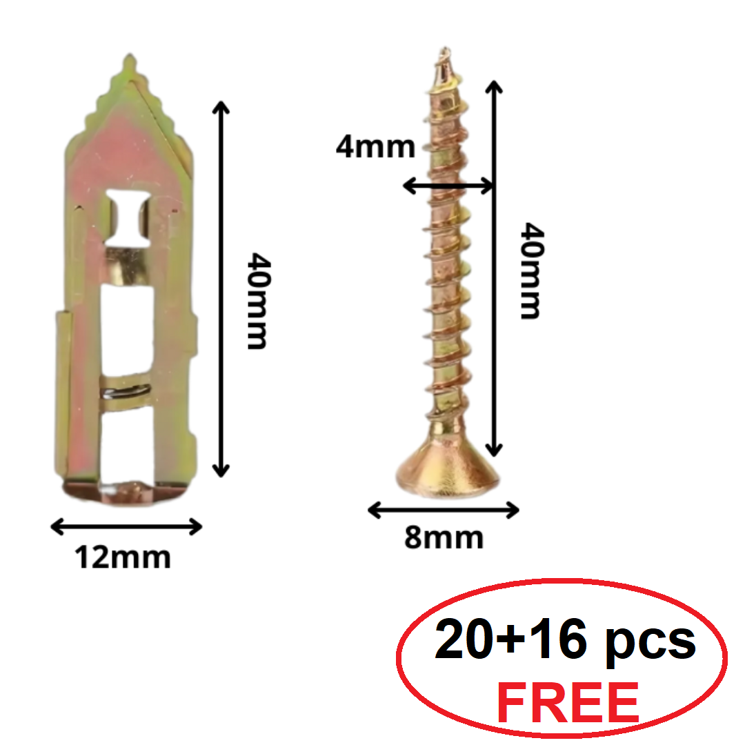 WallScrews - Hohe Qualität Hochleistungsfähig Keine Bohrungen Wand Schrauben Und Anker