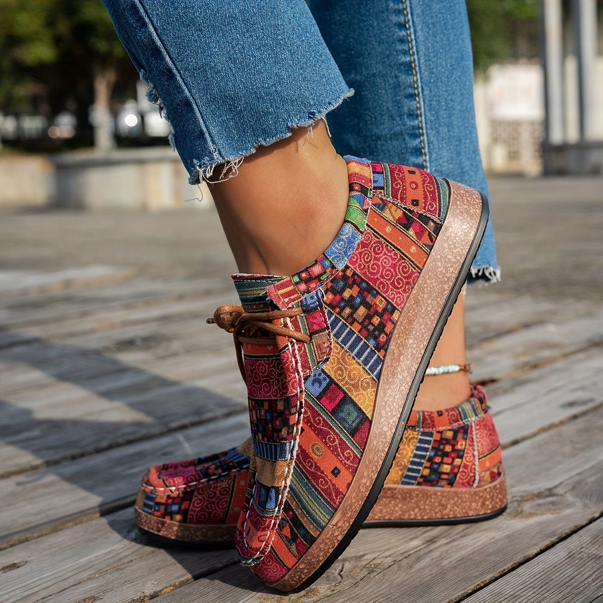 Happy™ ColorfulShoes: Stilvolles Modernes Design Damenschuhe