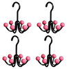 GlideHold® HangerHooks: 360° Drehbar 6 Haken Schrankorganizer Bügel