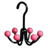 GlideHold® HangerHooks: 360° Drehbar 6 Haken Schrankorganizer Bügel