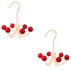 GlideHold® HangerHooks: 360° Drehbar 6 Haken Schrankorganizer Bügel