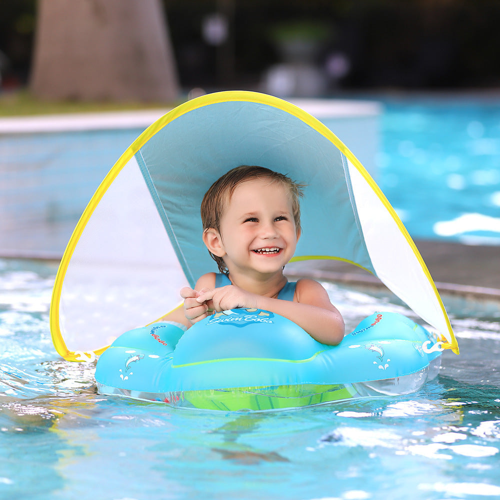 Kletshuts™ BabyFloat: Baby-Schwimmfloat Mit Eingebautem Sonnenschutz