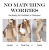 Icone™ OutfitSet: Jacke, Tanktop Und Hose – Lässiges Outfit-Set Für Damen