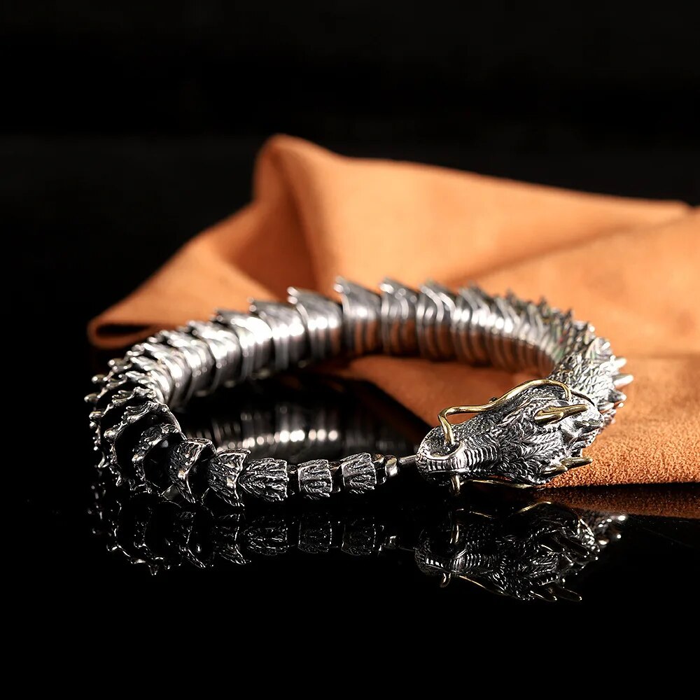 Jewelance™ SilverDragon - Sterling Silber Armband