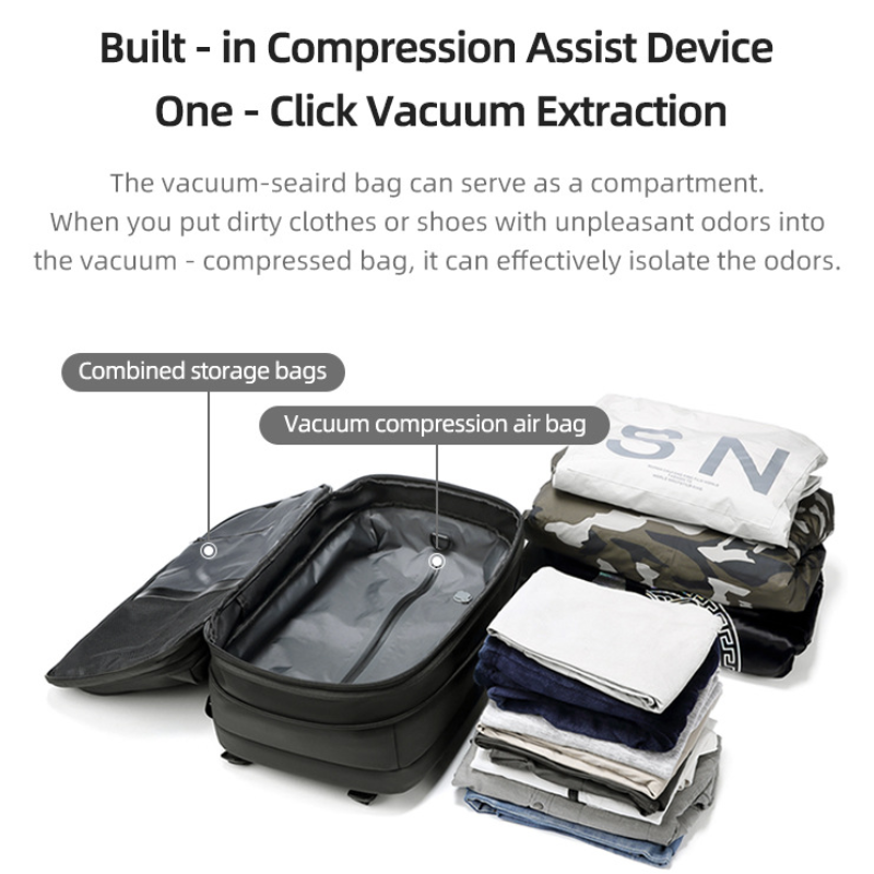 Icone™ CompressionBag: Raum Sparer Kompression Vakuum Reisen Tasche