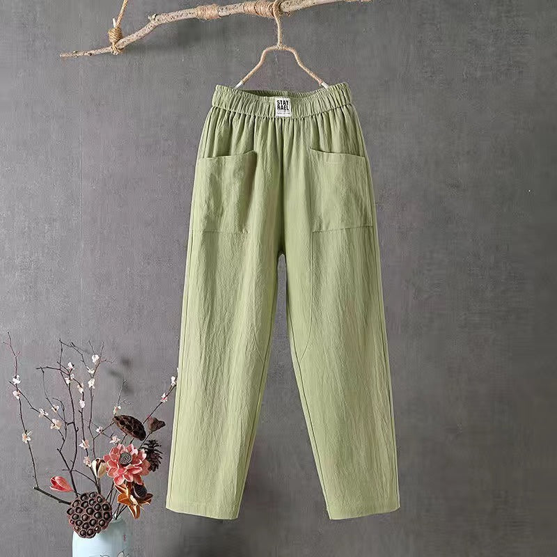 Icone™ LoosePants: Hoch Taillierte, Lockere Freizeit Jeden Hose