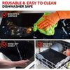 Globetrek° GrillMat – Antihaft BBQ Grill Matten Mit Leicht Schneidbarer Schachtel