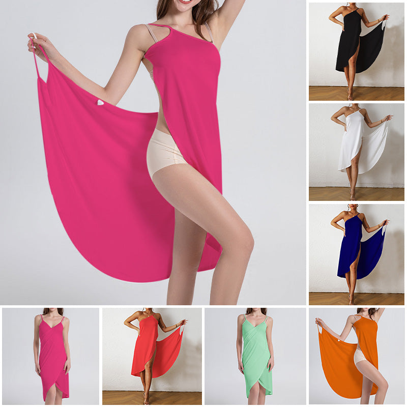 Icone™ WrapDress: Damen Multi Stil Strand Wickelkleid