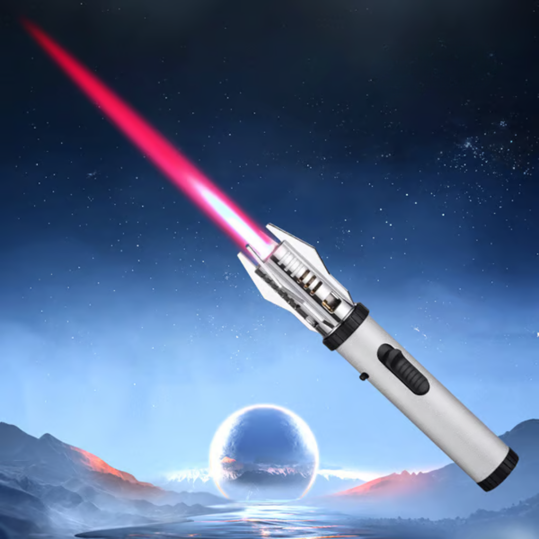 LightsaberFlame: Tragbares Lichtschwert Winddichtes Flammen Lötlampe Feuerzeug