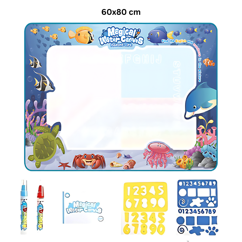 Kletshuts™ WaterCanvas: Wiederverwendbares Wasser-Doodle-Canvas-Set Für Kinder