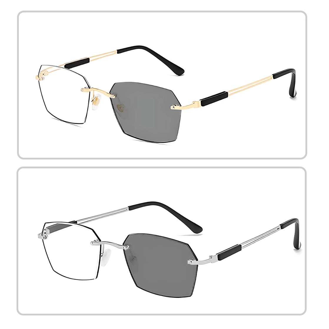 TintGlasses 1+1 GRATIS: Photochrome Blaulicht Getönte Brille