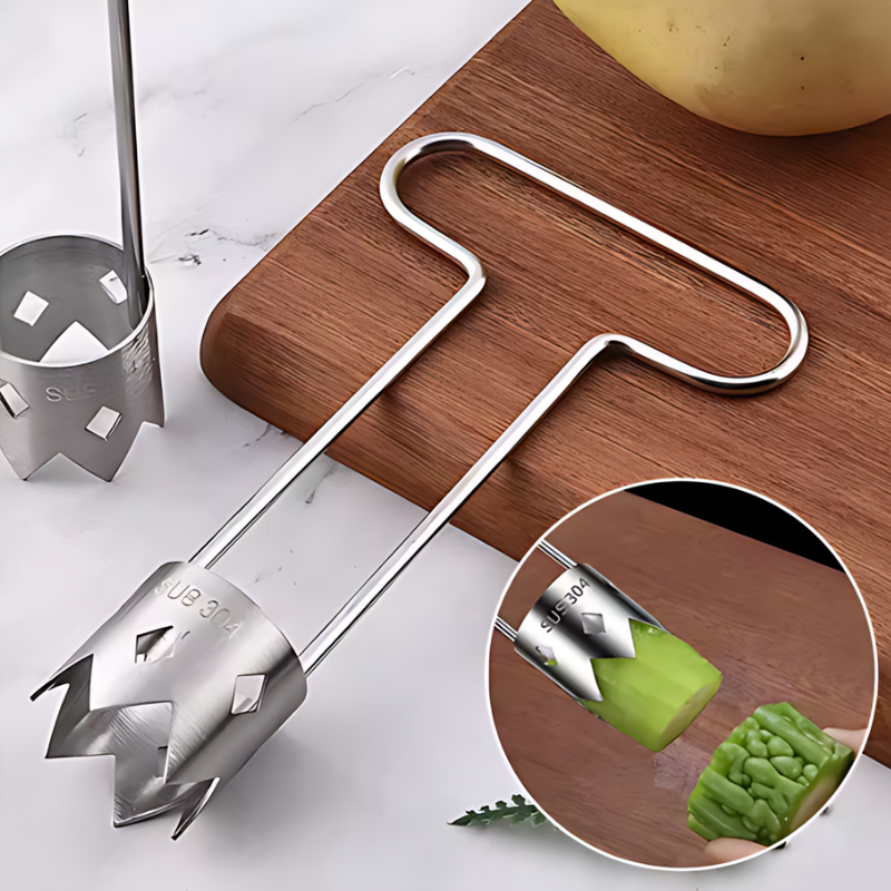 Globetrek° SeedRemover 1+1 GRATIS: Scharfer Obst Und Gemüsesamen Und Core Entferner