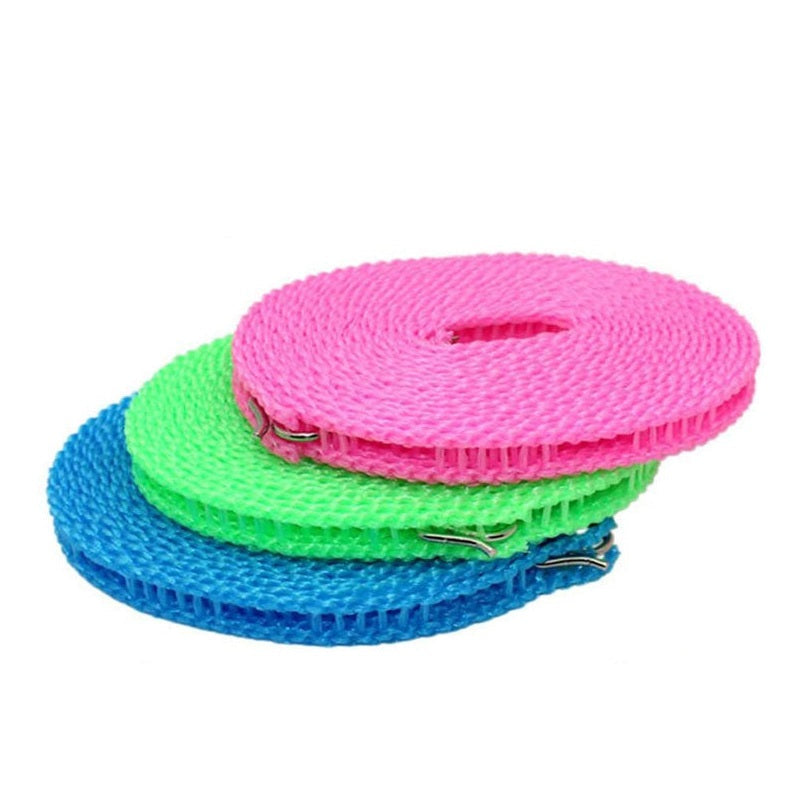 GlideHold® HangingLine: 5M Hängende Leine Zum Trocknen Von Kleidung