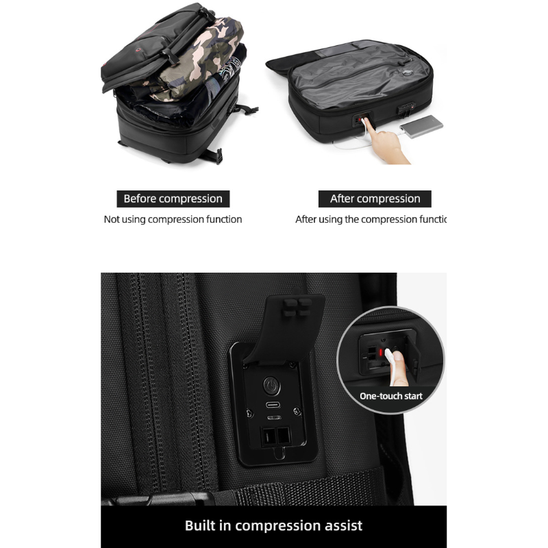 Icone™ CompressionBag: Raum Sparer Kompression Vakuum Reisen Tasche
