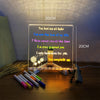Kletshuts™ NoteBoard: LED-Lampe Acryl Notiz Und Zeichenbrett
