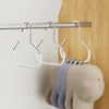 GlideHold® ClosetRing 10+10 GRATIS: Offener Ring Platzsparer Schrank Kleiderbügel