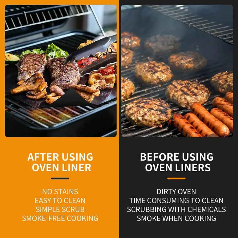 Globetrek° GrillMat – Antihaft BBQ Grill Matten Mit Leicht Schneidbarer Schachtel