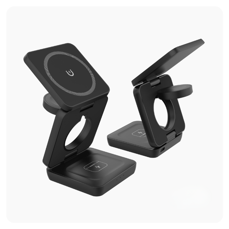 Holder360° MultiCharger: Multifunktions Faltbare Magnetische Lade Ständer