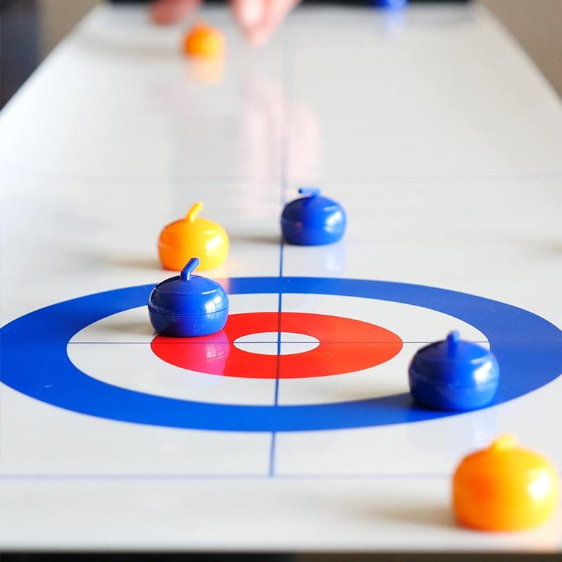 Kletshuts™ CurlingGame: Tisch Curling Spiel Für Alle Altersgruppen