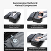 Icone™ CompressionBag: Raum Sparer Kompression Vakuum Reisen Tasche