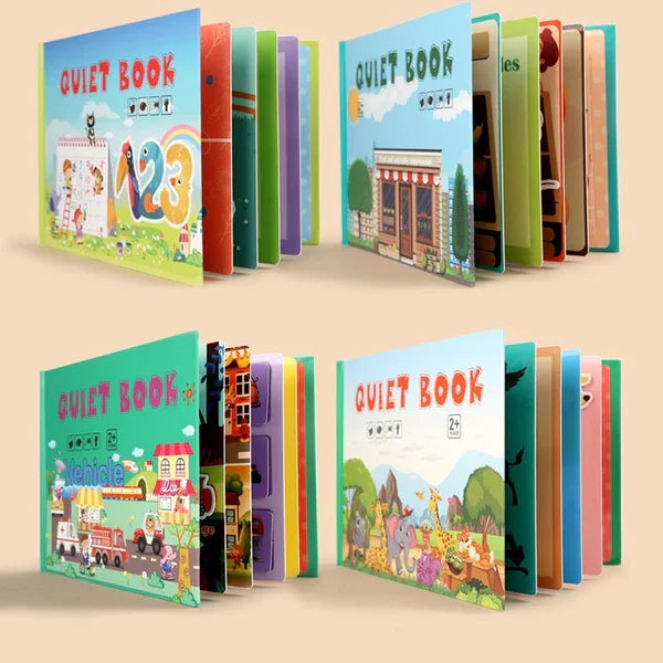 Kletshuts™ BusyBook: Lernspielzeug Beschäftigungsbuch Für Kinder