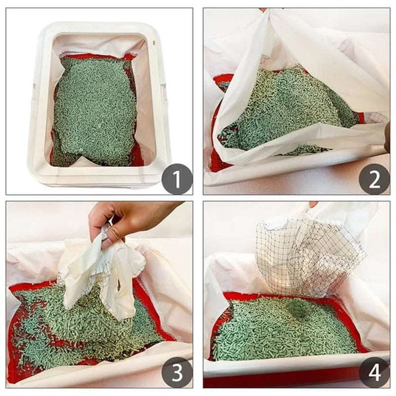 Catfri® WasteFilter 1+1 GRATIS: Wiederverwendbare Katzenstreu-Einlagen Für Abfall Entfernung