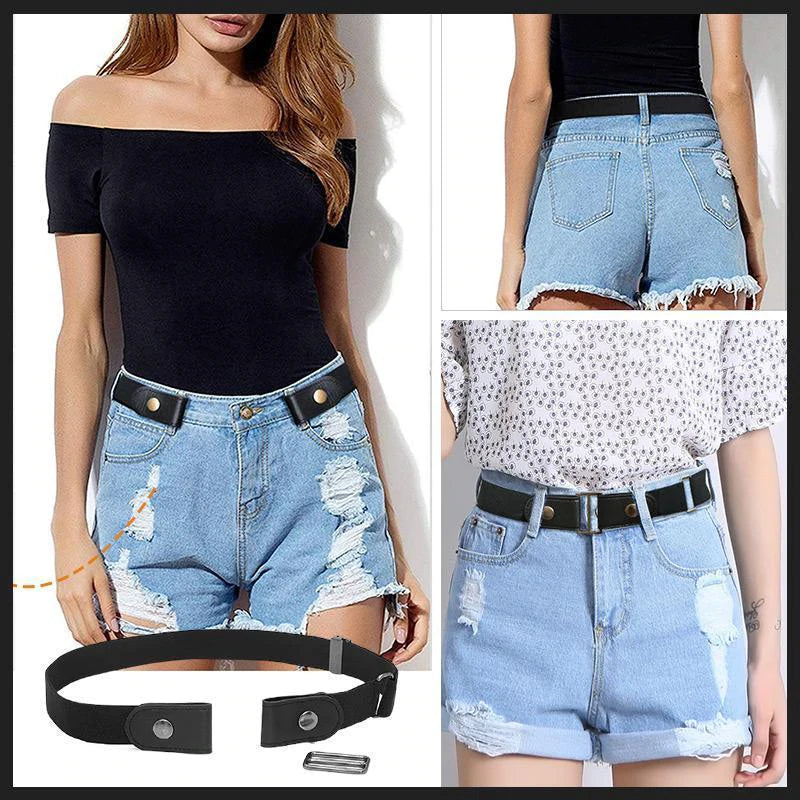 Icone™ ElasticBelt 1+1 GRATIS: Schnallenfrei Unsichtbar Elastisch Taillen Gürtel