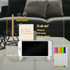 Kletshuts™ NoteBoard: LED-Lampe Acryl Notiz Und Zeichenbrett