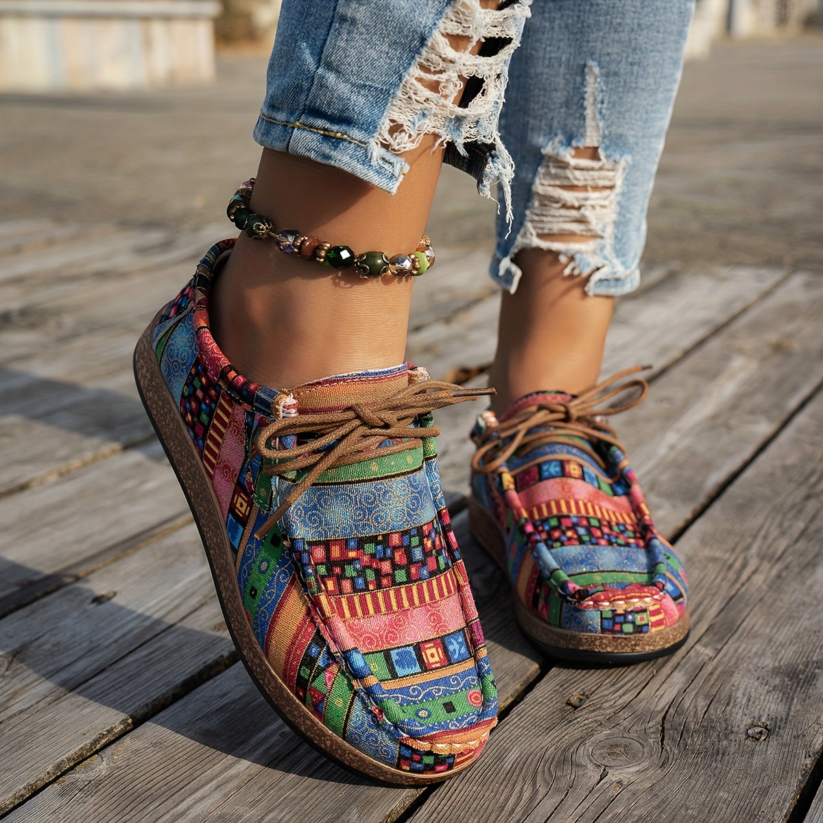 Happy™ ColorfulShoes: Stilvolles Modernes Design Damenschuhe