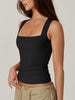 Icone™ TankTop 1+1 GRATIS: Damen-Tanktop Mit Quadratischem Ausschnitt Und Ohne Ärmel