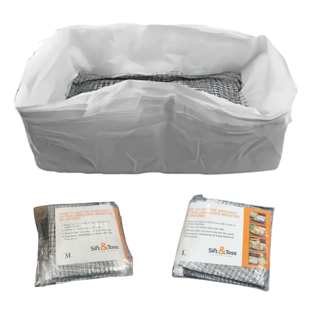 Catfri® WasteFilter 1+1 GRATIS: Wiederverwendbare Katzenstreu-Einlagen Für Abfall Entfernung