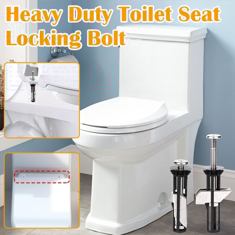 Globetrek° ToiletBolt 1+1 Set GRATIS: Hochleistungs- Toilettensitz Verriegelungsbolzen Und Schrauben-Set