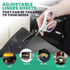 Globetrek° GrillMat – Antihaft BBQ Grill Matten Mit Leicht Schneidbarer Schachtel
