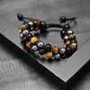 Jewelance™  ProtectionBracelet 1+1 GRATIS: Doppellagig Tigerauge Schutz Armband
