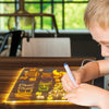 Kletshuts™ NoteBoard: LED-Lampe Acryl Notiz Und Zeichenbrett