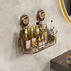 GlideHold® OrganizerRack: Organisator Lagerregal Mit Wasser Abfluss Loch
