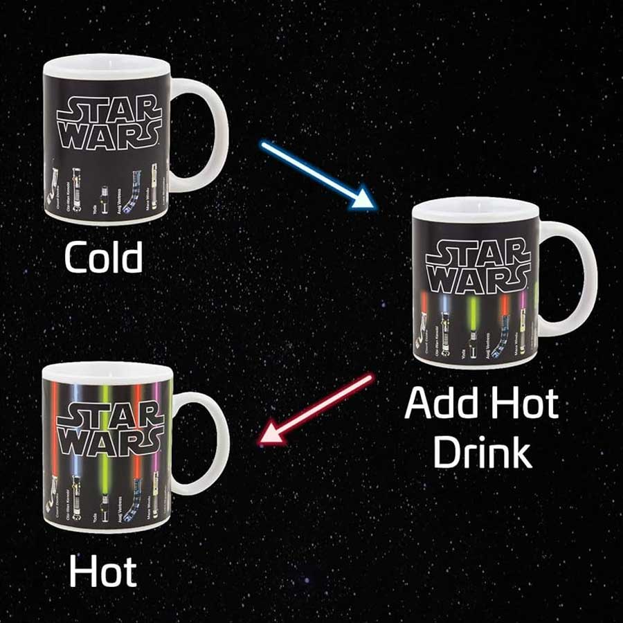 MagicMug: Magisch Wärmeempfindlich Lichtschwert Verwandlung Becher