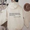 Icone™ DearHoodie: Kapuzenpullover Mit Aufdruck Vorne Und Hinten Botschaft
