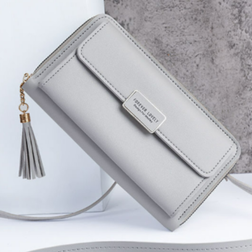 Icone™ WalletBag: Wandelbare Große Brieftasche Schlinge Tasche