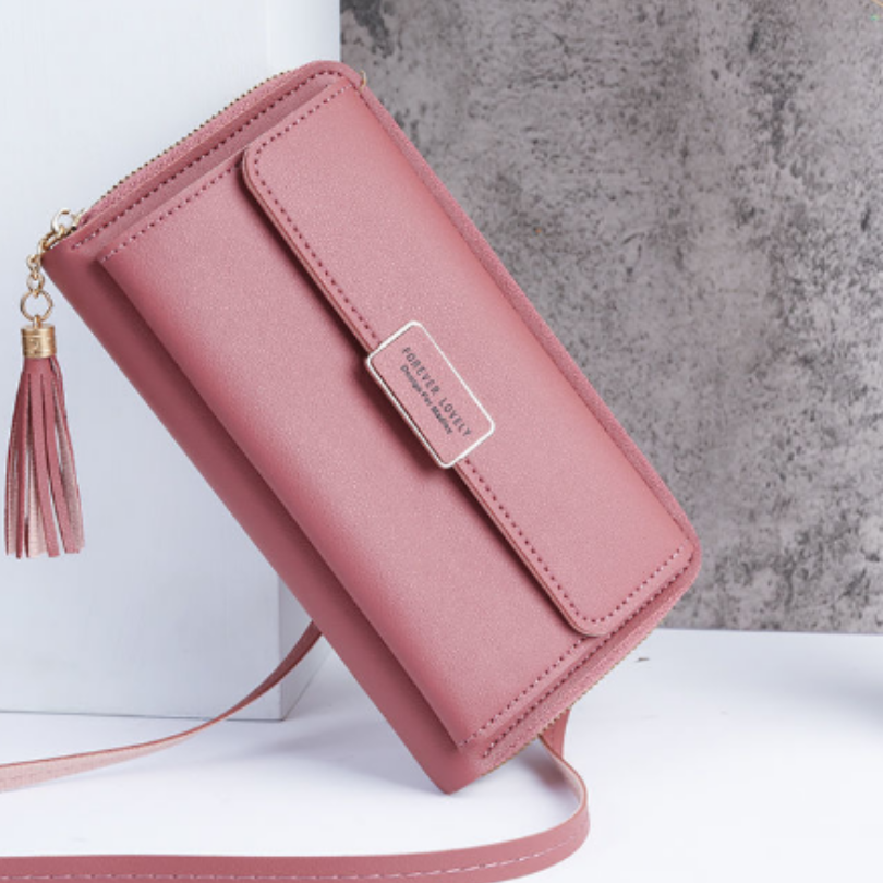 Icone™ WalletBag: Wandelbare Große Brieftasche Schlinge Tasche